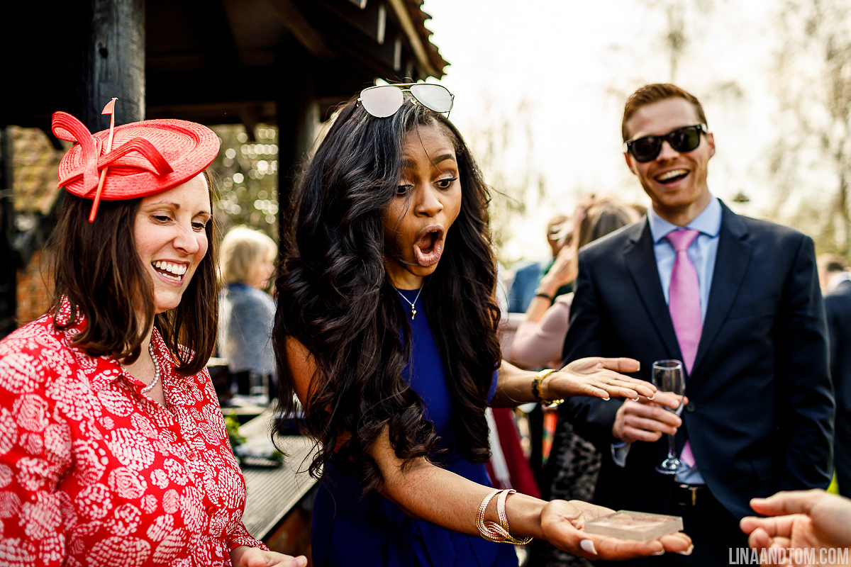 Guest jaw-drop reaction